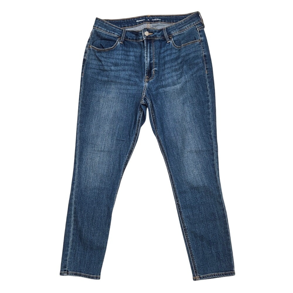 Old Navy High-Rise Super Skinny Jeans Women's Size 12‎ Dark Wash Denim